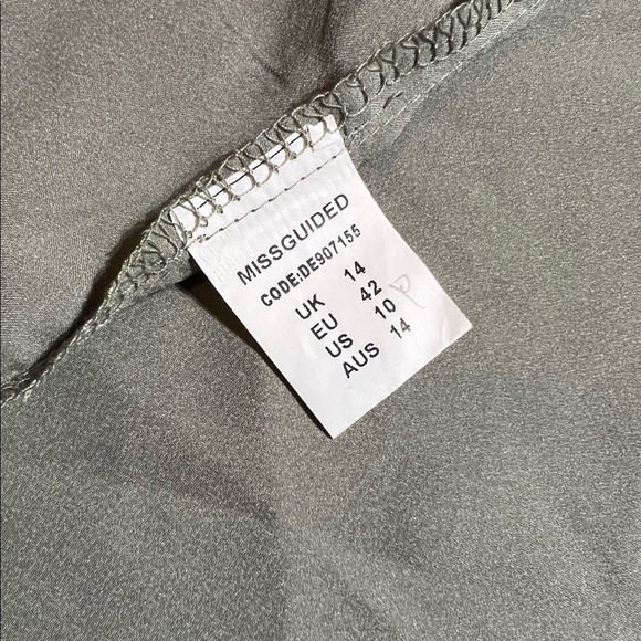 Carli Bybel x Missguided Slip Dress Size 10 - Picture 9 of 15